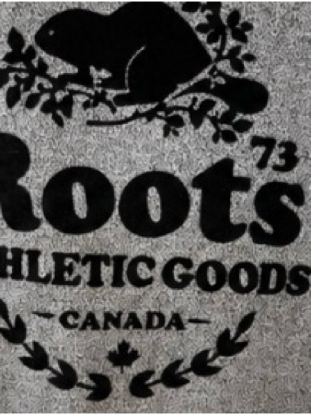 Roots 73 Athletic Goods Canada Grey Crewneck Sweatshirt Large - Picture 3 of 5